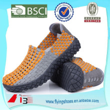 Fábrica tejida china zapatos tejidos elásticos